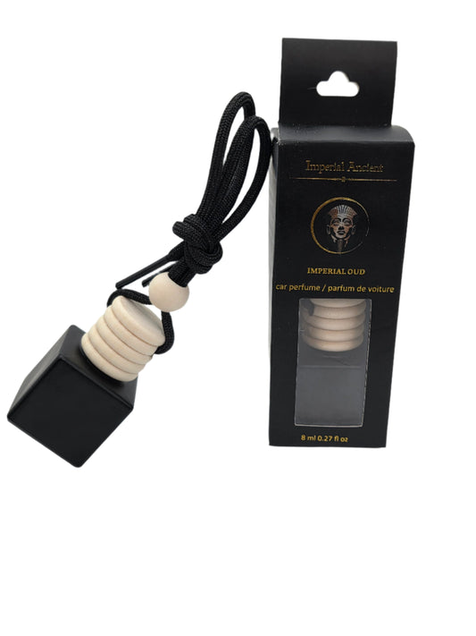 Imperial Ancient Imperial Oud Car Perfume – Premium air freshener with elegant black wood cap diffuser, long-lasting and gift-ready, made in Canada.