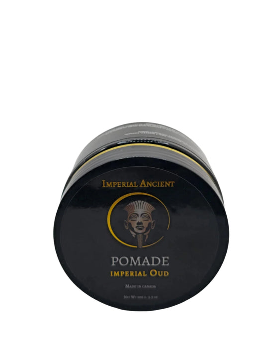 Imperial Ancient Pomade - Imperial Oud Scent, Strong Hold, Premium Hair Styling Wax for Men, Alcohol-Free Formula