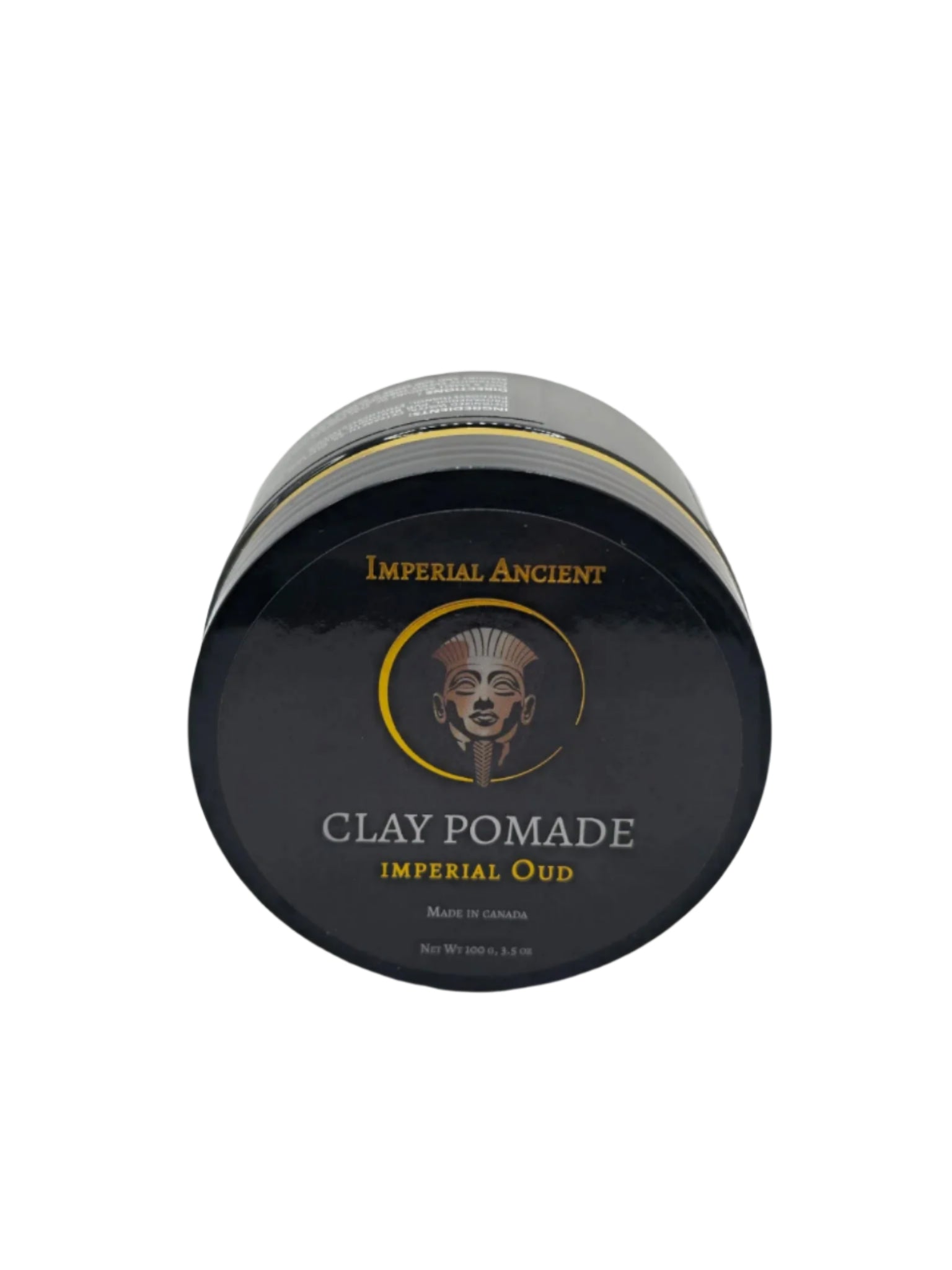 Imperial Ancient Clay Pomade – Imperial Oud Scent, Strong Hold, Matte Finish, Organic Hair Styling Wax for Men, Made in Canada