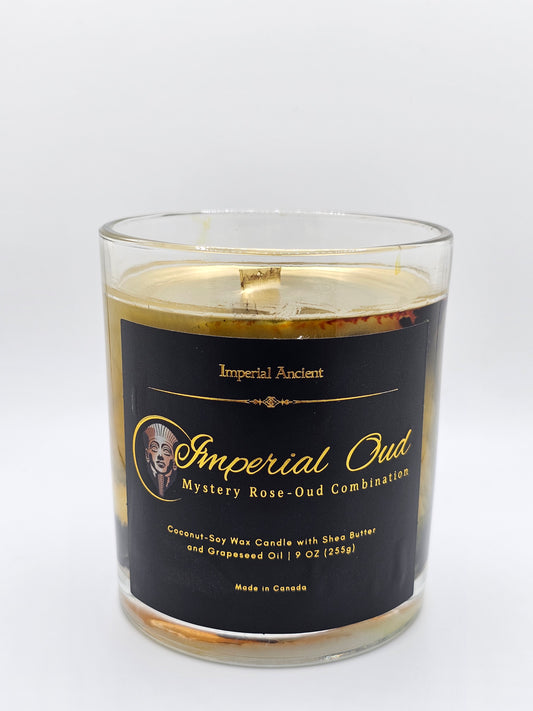Imperial Oud Premium Marble Candle